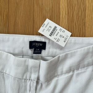 J. Crew Classic White Trousers